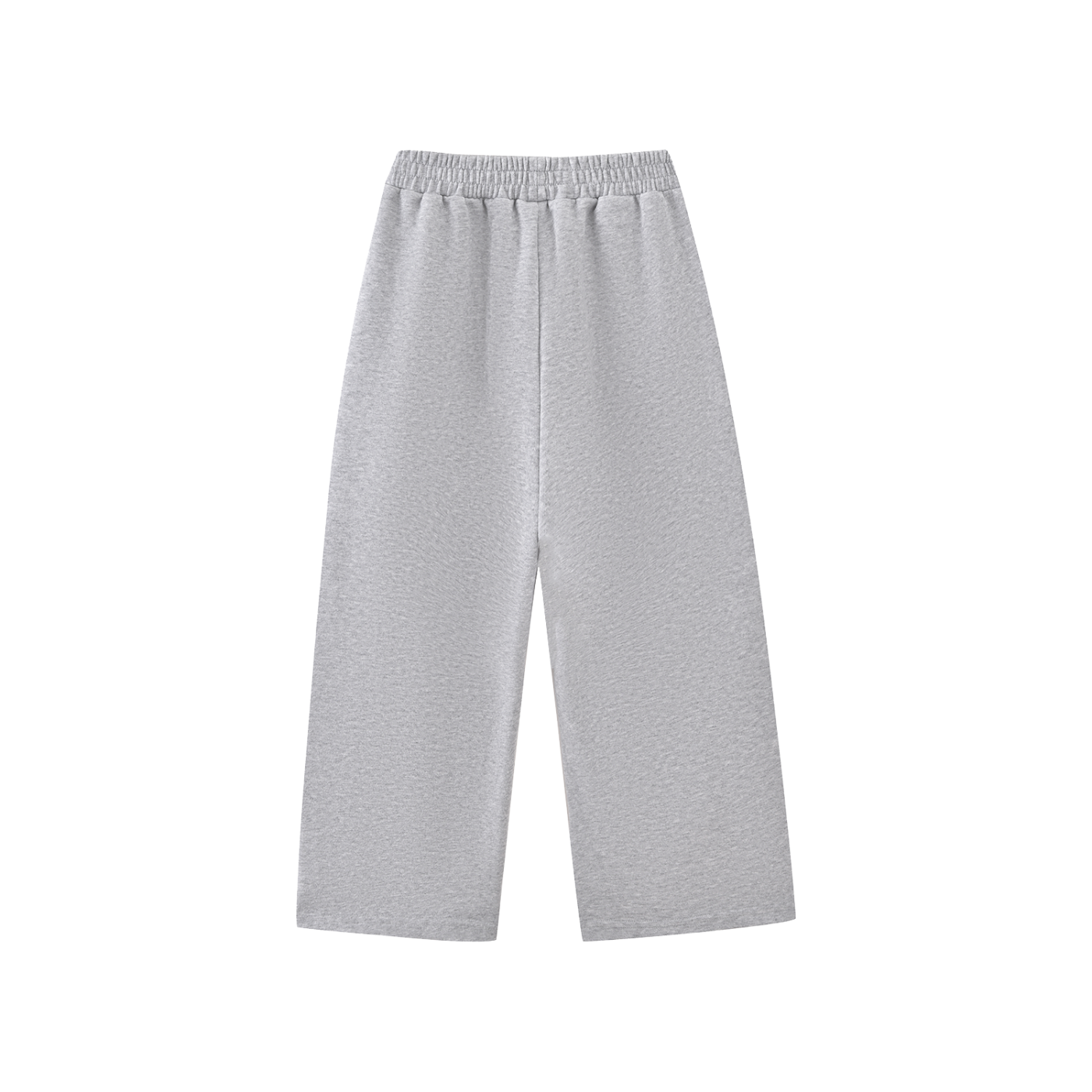DURO Youth Wrestling straight-leg sweatpants in black, back view