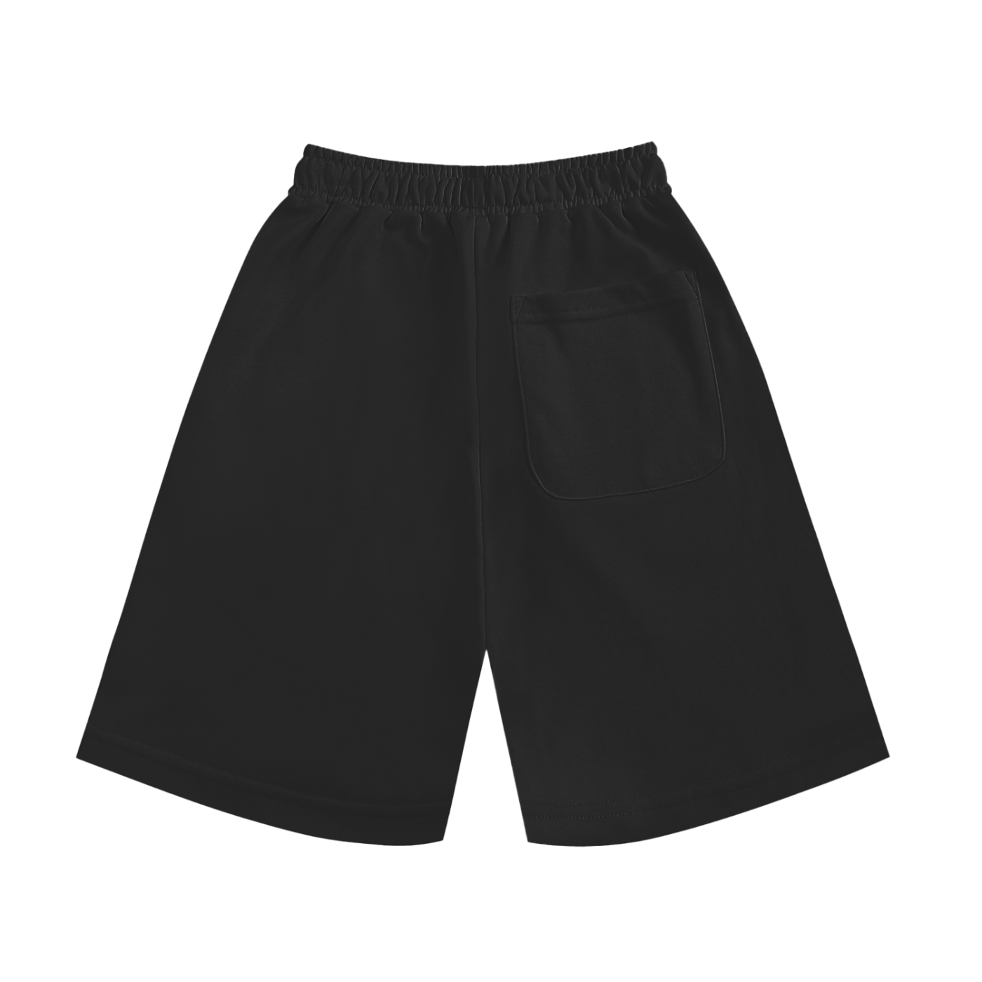 DURO Youth Wrestling cotton shorts in black, front view