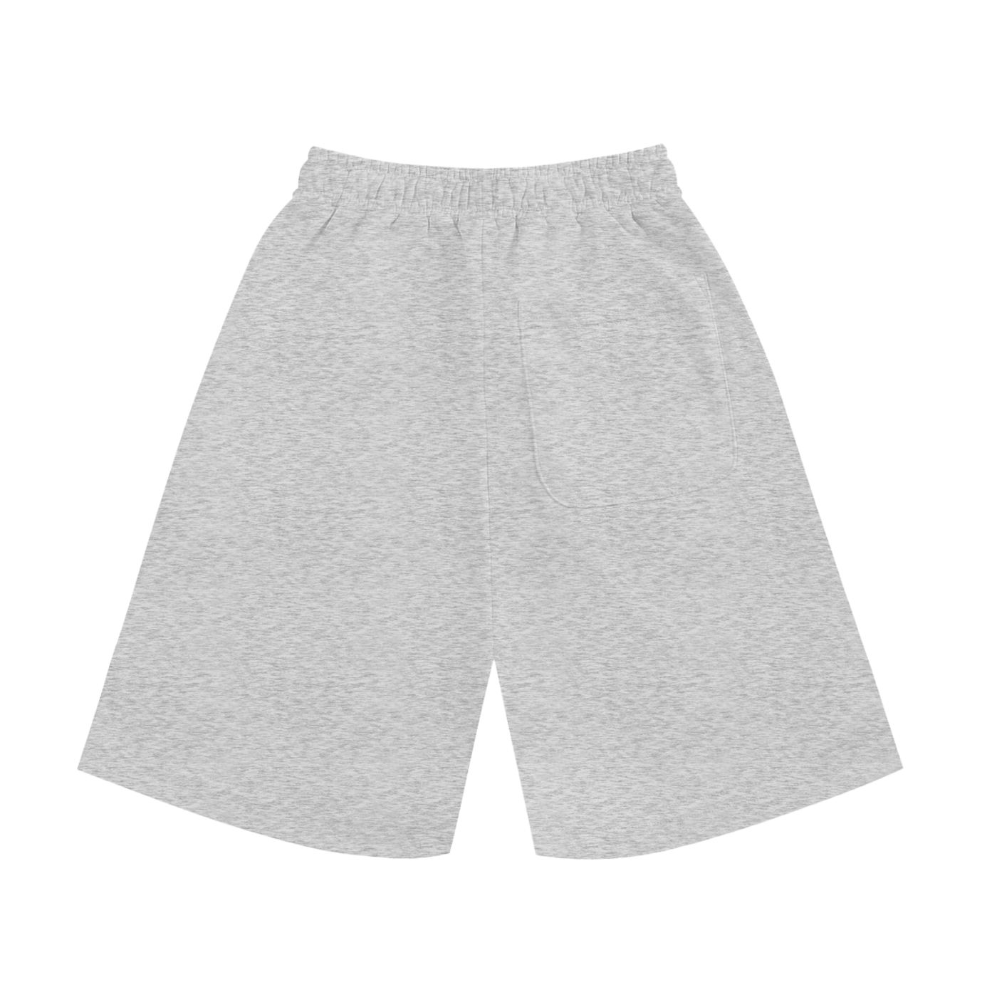 DURO Youth Wrestling cotton shorts in flower grey, back view