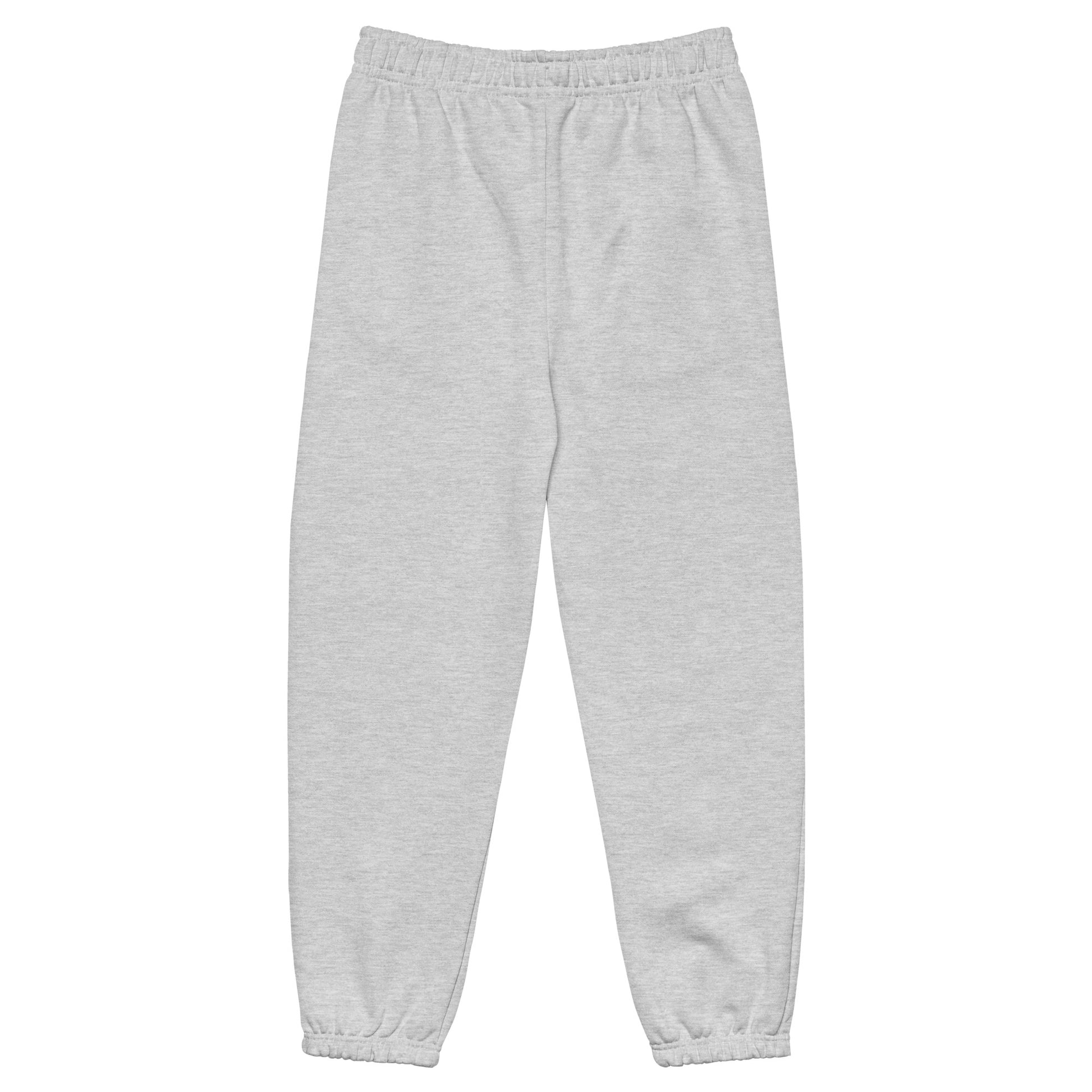 DURO Wrestling heavyweight sweatpants in athletic heather grey, back view