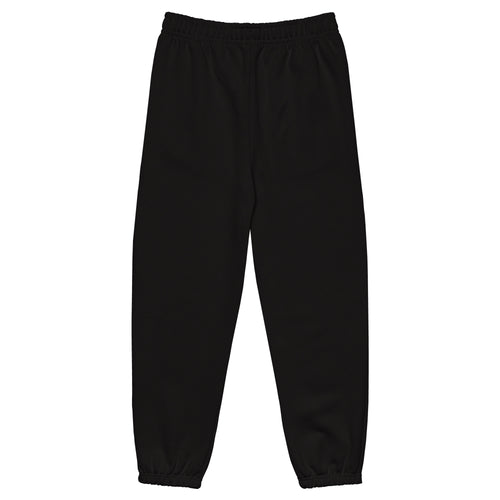 DURO Martial Arts heavyweight sweatpants in black, back view